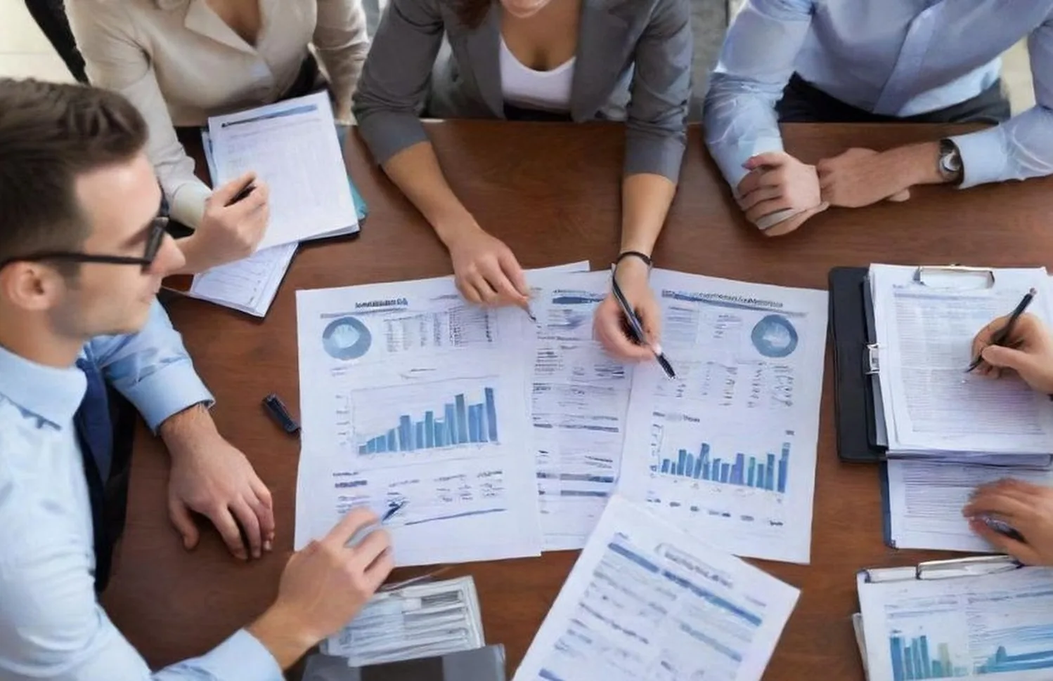 Financial planning session with professional coach