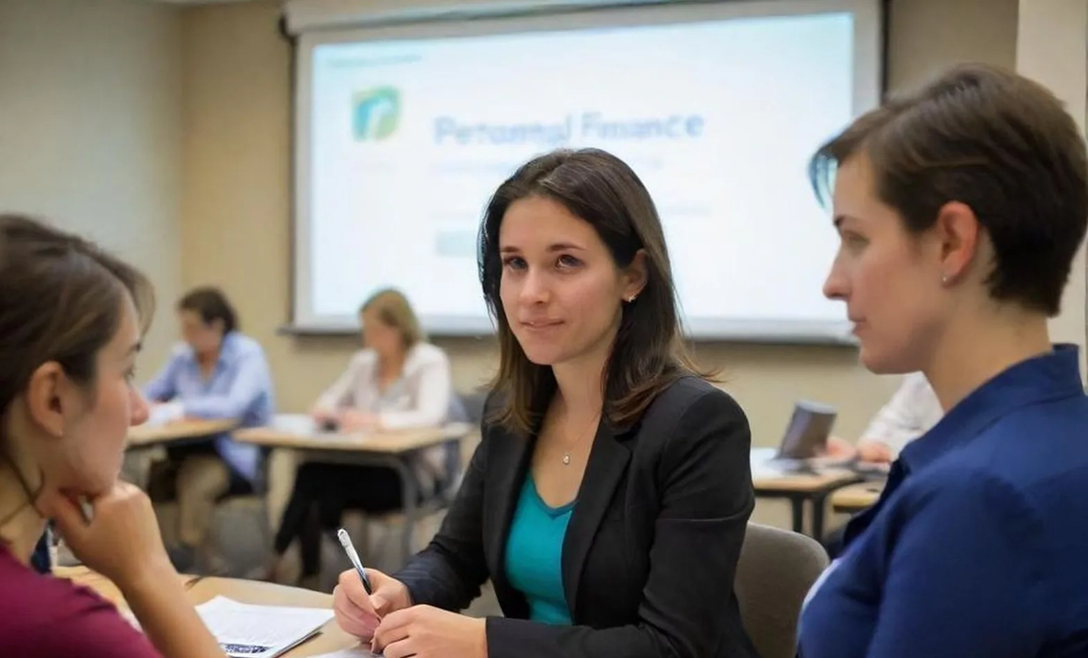 Personal finance workshop photography session